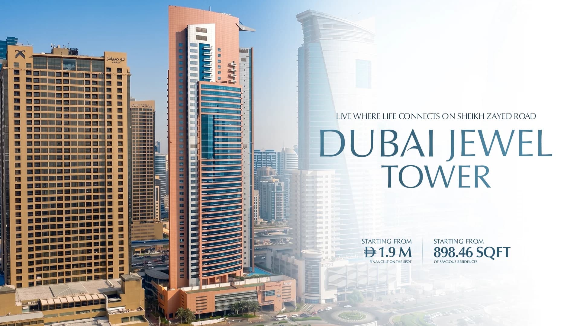 Dubai Jewel Tower on Sheikh Zayed Road