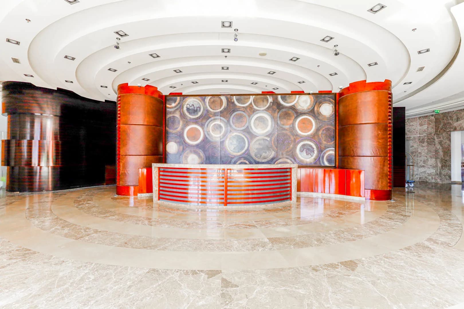 The reception lobby at Dubai Jewel Tower